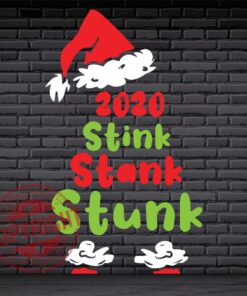 Funny 2020 Stink Stank Stunk, Funny Christmas, Christmas Hat, Christmas 2020 Svg Eps Png Dxf