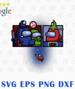 Funny Among Us, Among Us Lovers, Among Us Meme, I Voted, Find The Impostor, Funny Game, Layered Svg Eps Png Dxf