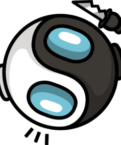 Funny Among Yang Cosplay, Among Us Yin Yang, Sus, Imposter, Among Us Crewmate, Love Gaming, Gift for Gamer, Video Game, SVG PNG DXF, EPS, PDF