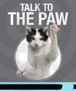 Funny cat talk to the paw anti-social slogan cat graphic, Cute Cat, Cat Lover, Cat Rising Claw Customizable Png