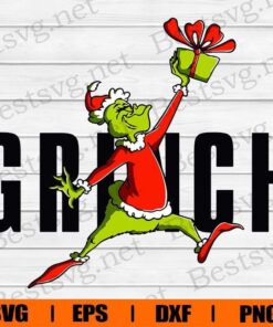 Funny Grinch Christmas, Grinch Lovers,Christmas Gift, Merry Christmas, SVG PNG DXF, EPS, PDF