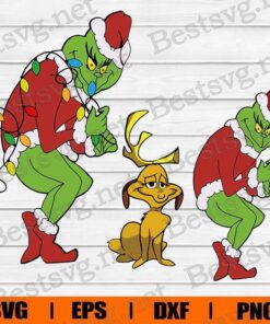 Funny Grinch Christmas, Grinches The Dog, Grinch Lovers, Merry Christmas, Svg Eps Png Dxf
