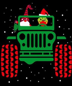 Funny Grinch Wearing Face Mask In A Jeep, Christmas Gift, Merry Christmas Grinch Lover, Jeep Lover Svg Eps Png Dxf