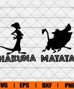 Funny Hakuna Matata , Hakuna Lover, Matata Lover, Couple Gift , Funny Gift , cartoon, Disney Lover, Timon Lover, Pumba Lover, Lion King Lover, Svg Eps Png Dxf