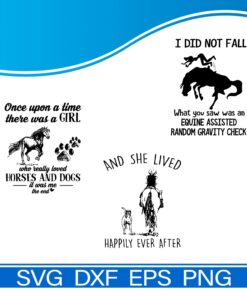 Funny I Did Not Fall Horse, Horse Lover, Gift For Horse Lover , Svg Eps Png Dxf