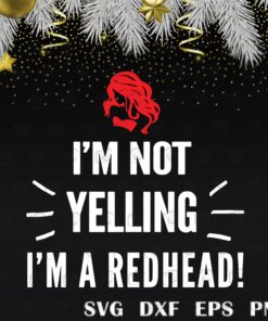 Funny i'm Not Yelling I'm A Redhead El Gamer Mexican Card Game, Funny Video Game Player Playing Layered Svg, Svg Eps Png Dxf