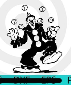 Funny Juggling Clown, Halloween 2021, Mickey, Disney, Halloween, Halloween Art, Funny cute scary, Black Art, 2021 halloween, 2021 halloween gift, Halloween 2021 gift, halloween theme, gift for man woman, Customizable PNG
