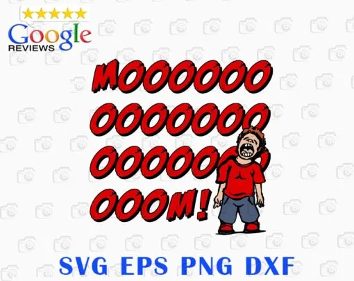 Funny Mooooooom! Crying Boy, Screaming Boy, Gift for Mom, Mother And Son, Layered Svg Eps Png Dxf