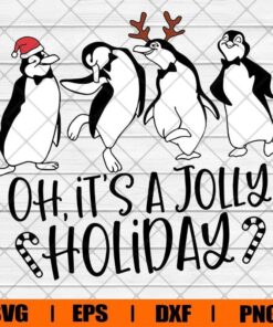 Funny Oh it's a jolly holiday, Mary Poppin, Disney Christmas , Christmas Gift , Disney Lover , Mickey Lover , Snow ,Svg Eps Png Dxf
