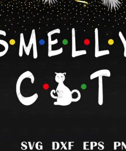 Funny Retro Smelly Cat Pop Threads How You Doin Best Friends Funny Retro 90s Cute Youth Kids Girl Boy Layered Svg, Svg Eps Png Dxf