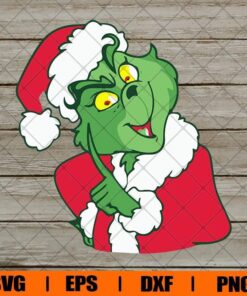 Funny Santa Grinch , Christmas Funny, Grinch Lover, Christmas Gift , Svg Eps Png Dxf