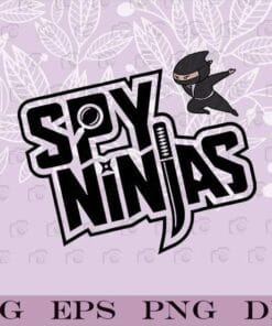 Funny Spy Gaming Ninjas Game Wild With Clay Style, Spy Ninja, Gift for Boys, Layered SVG, DXF, PNG, EPS