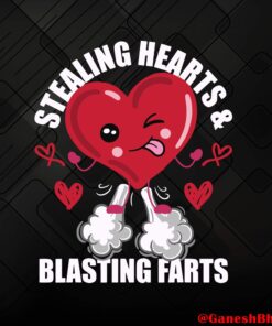 Funny Stealing Hearts And Blasting Farts, Funny Quote, Kids Men, Valentines Day, Boy Blasting Farts, Boy Valentine, Valentine Gift Layered Svg, Svg Eps Png Dxf