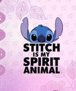 Funny Stitch Is My Spirit Animal, Disney lovers , Lilo and Stitch, Cute Stitch, Stitch Lovers, Layered Svg Eps Png Dxf