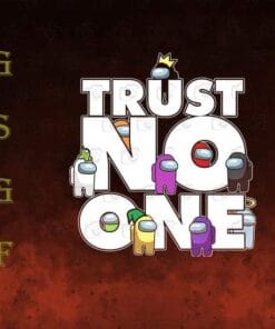 Funny Trust No One, Among Us, Among Us Player, Funny Among Us, Who Is Impostor, Crewmates, Funny Game, Among Us Lovers SVG PNG DXF, EPS, PDF