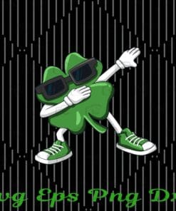 Funny Young Clovers, Shamrock, St. Patrick's Day, Shamrock Dabbing, Dab Dance, Happy St. Patricks Day Layered Svg Eps Png Dxf