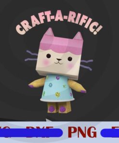 Gabby's Dollhouse, Baby Box, Craft-A-Rific toy, for kids Customizable PNG