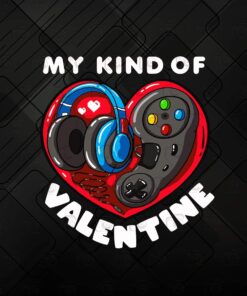 Game Controller In Heart, Boys Valentines Day, Gamer Gift, Funny Game, Game Lover, Layered SVG, DXF, PNG, EPS