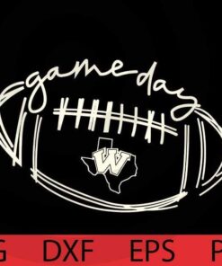 Game Day, American Football, Sports Fans, American Football Lover, Man Gift, Sports Gift Customizable Layered Svg, Svg Eps Png Dxf