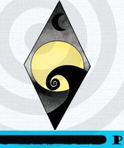 Geometric Nightmare Before Christmas Logo, The Nightmare Before Christmas, Halloween 2021, Disney Film, Customizable PNG