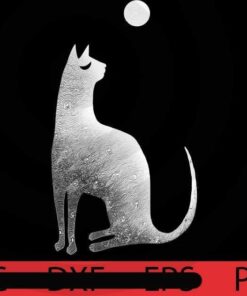 Ghost Cat and Moon in black , Cute Halloween, Funny, Trending Halloween, Halloween, Cute Halloween Art, Funny Halloween , Halloween Art, 2021 halloween, 2021 halloween gift, halloween theme, man gift , woman gift, Customizable PNG