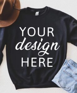Gildan 18000 Mockup | Sweatshirt Mockup | Fall Mockup | Black Sweatshirt | Gildan Sweatshirt Mockup | Winter Mockup | Gildan Black Mockup