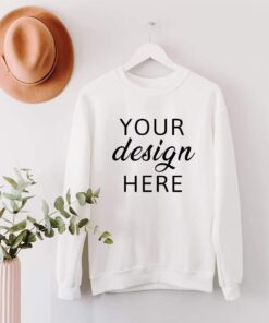 Gildan 18000 White Mockup, Gildan Sweatshirt Mockup, Gildan Mockup, Boho Sweatshirt Mockup