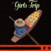 Girl's Trip Cheaper Than Therapy, boat trip Winery Tour, Women Getaway, Girl's Weekend Vacation Trip, Spa Weekend, Customizable PNG