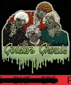 Golden Ghouls, Happy Halloween 2021, 2021 Halloween, Halloween, Halloween Theme, Halloween Art, Halloween Gift, Customizable PNG