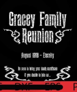 Gracey Family Reunion, Halloween 2021 art, Halloween, Halloween Theme, Scary Halloween Gift, Customizable PNG