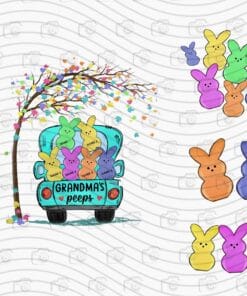 Grandma Peeps Easter, Cute Bunny, Easter Day, Bunny Lovers, Best Friends, Colorful Peeps, Png