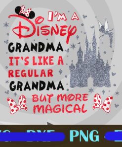 Grandma Shirt Png, Magical Grandma Png, Mother's Day Digital Download Customizable Png