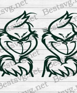 Grinch Face, Grinch Lovers, Merry Christmas , Christmas Gift, Svg Eps Png Dxf