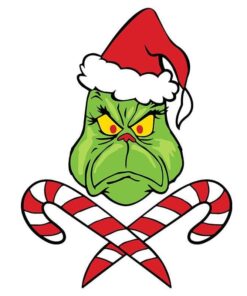 Grinch Face, The True Spirit Of Christmas, Candy Cane, Grinch Christmas, merry Christmas, Grinch Lover Svg Eps Png Dxf