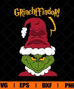 Grinchffindor , Santa Grinch, Grinch Santa , christmas Grinch, Grinch lover Svg Eps Png Dxf