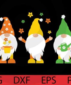 Growing plants, Holiday gnomies bundle, spring, Cute sweet awesome Funny Gnomes Customizable Layered Svg, Svg Eps Png Dxf
