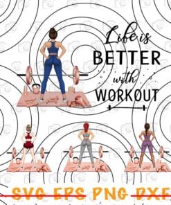 Gym Girl, Life Is Better With Workout, Fitness Lover, Gymer, Sport, Strong Girls Png