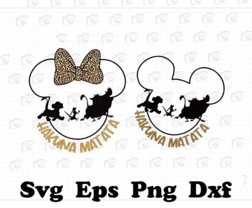 Hakuna Matata Svg, Lion King Svg, Disney Vacation Svg, Animal Kingdom Svg, Mickey Mouse Svg, Layered Svg Eps Png Dxf