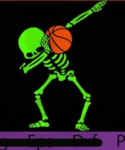 Halloween Dabbing Skull Basketball , 2021 Halloween, horror art, scary quote cute funny Art, Halloween Theme, Customizable PNG