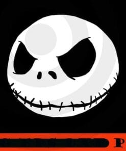 Halloween Jack face , The Nightmare Before Christmas, Halloween Disney Film, Scary Film, Halloween 2021, Customizable PNG