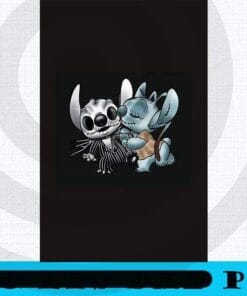 Halloween stitch and angel, The Nightmare Before Christmas, Halloween Disney Film, Halloween 2021, Scary Film, Customizable PNG