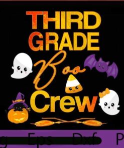 Halloween Third Grade boo crew, 2021 Halloween, Halloween Theme, Halloween Stuff Customizable PNG