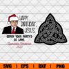 Happy Birthday Jesus, Office Themed Christmas Ornament, 2020 Keepsake Ornament, White Elephant Gift, The Office Fans OR035, Svg Eps Png Dxf