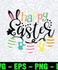 Happy Easter, Easter Bunny, Easter, Carrot , Easter Family ,Easter Day, Easter Matching Layered SVG, DXF, PNG, EPS