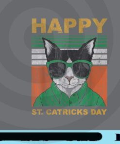 Happy St Catricks Day Cat Humor St. Patricks Day Gift Customizable PNG