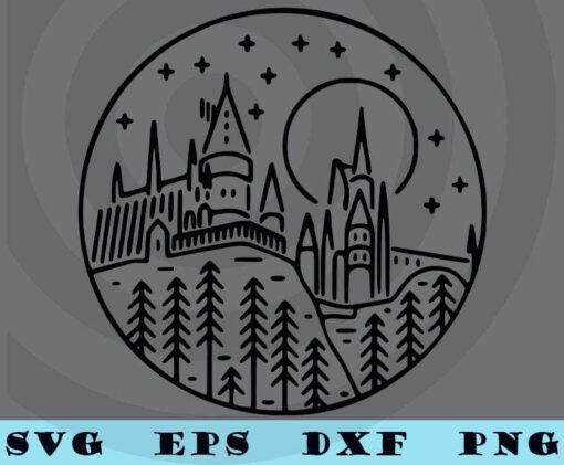 Harry Potter Wizarding World film Teacher Sticker black art Customizable Layered Svg, Svg Eps Png Dxf