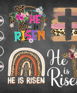 He Is Risen, Christian cross, Leopard Boho Rainbow, Jeusus Faith, Love Jesus, Png