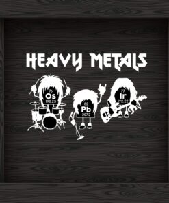 Heavy Metal, Science Chemistry , Music Lover, Drummer Lover, Music Band, Cute Band Svg Eps Png Dxf