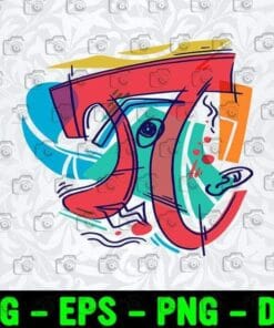 Hidden Face in Pi Art, Love Math, Love Pi, Gift for Math Teacher, Layered Svg Eps Png Dxf