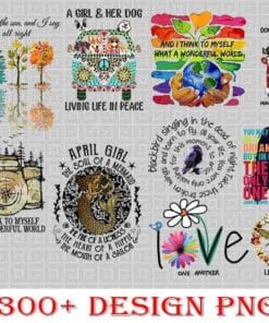 Hippie Style, Bohomian, Boho, Hippe Design, Bundle 300+ PNG Design